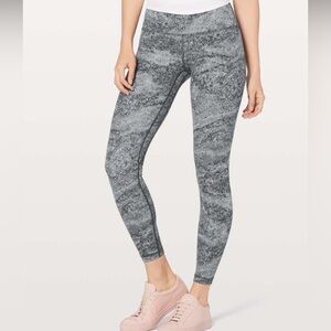 Lululemon Align Pant Full Length 28", Area Ice Grey, SIZE 6
